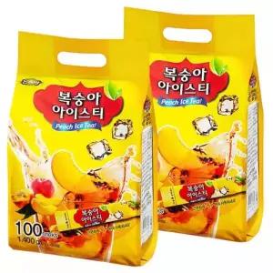 이레에프에스 복숭아 아이스티 100Tx2