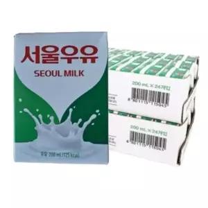서울우유 멸균우유 200ml 48입(2박스)