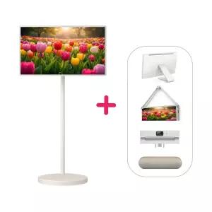 LG전자 32LX6BEGAC + XT7S 스탠바이미 2 MAX + 3종(원클릭스탠드,벽걸이스트랩,스마트캠) + 전용 스피커