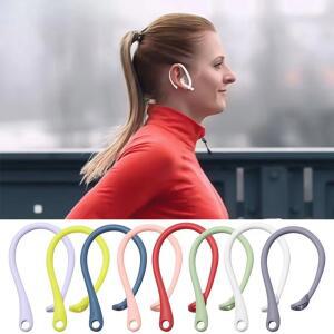 Apple Airpods Pro 1 2 3 4 Galaxy Buds 3 무선 블루투스 헤드폰 보호 액세서리 용 1 쌍 실리콘 분실 방지 귀고리