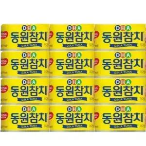 동원 DHA참치 150g, 4입, 3개 (총 12개)