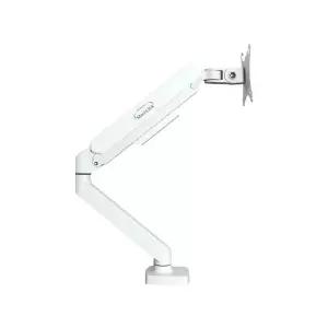 마하링크 ML-S100W 화이트 싱글 모니터암 알루미늄 거치대