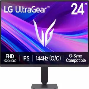 LG 24G411A-B 24인치 울트라기어 풀 HD(1920 x 1080) IPS 게이밍 모니터 144Hz(O/C) 1ms MBR NVIDIA G-Sync