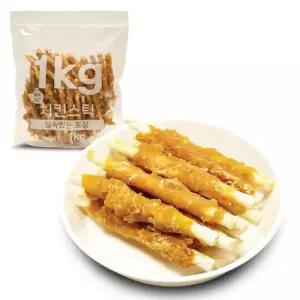오만네 치킨바 1KG 대용량간식