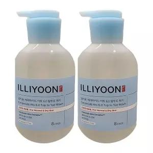 일리윤 세라마이드 아토 6.0 탑투토 워시 무향 500ml 약산성 바디클렌저 2개 Ss