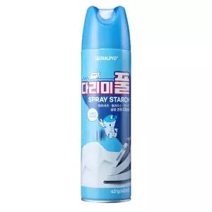다리미풀 다림질풀 스프레이 480ml 분무형 의류 정전기방지 구김방지 셔츠