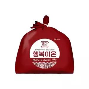 종가 행복이온 전라도포기김치10kg