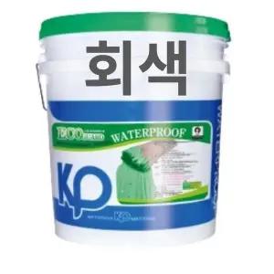 Kp 에코가드 수성도막방수제 18kg 회색 옥상방수
