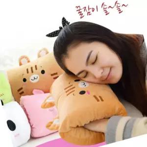 캐릭터 낮잠베개 팔베개 의자쿠션