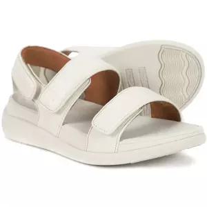 fitflop 정품 핏플랍 여성 F-모드 고 어드저스터블 플랫폼 파리 베이지 백 스트랩 샌들 IV9-A99