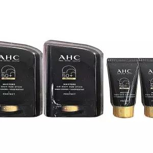 [하프클럽/셀러허브_뷰티]AHC 선스틱 마스터즈 에어리치 22g2개+20ml 선크림 노세범 워터프루프(SH)