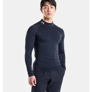 매장정품 언더아머 1369606 001 남성 UA 히트기어 아머 컴프레션 모크 긴팔 티