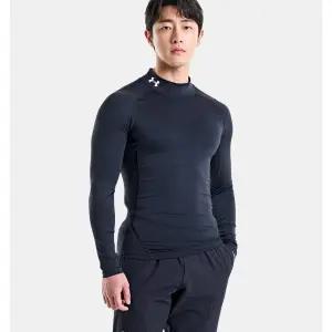매장정품 언더아머 1369606 001 남성 UA 히트기어 아머 컴프레션 모크 긴팔 티