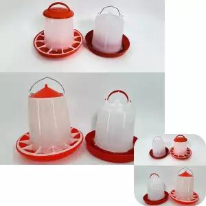 빙투 반자동 사료통 병아리물통 닭먹 닭모이통 1.5kg