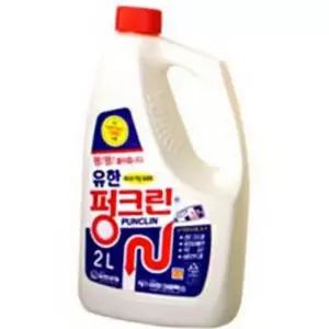 (다올)유한락스 펑크린 2리터 청소용품 화장실 싱크대용 1개