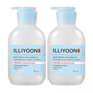 일리윤 세라마이드 아토 6.0 탑투토 올인원 약산성 바디워시 500ml 2입