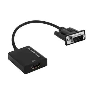 VGA RGB TO HDMI 변환 미우 젠더 컨버터 모 HDMI출력