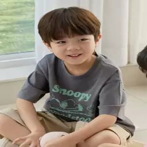 MKG2TS3802 공용) 피너츠 코튼 가먼트다잉 T