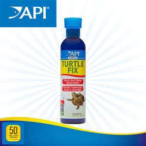 (미국) API 터틀픽스 237ml / 수족관 어항 거북이 자라 양서류 파충류 등껍질 수질 관리 정화 개선 물갈이제 껍질 보호