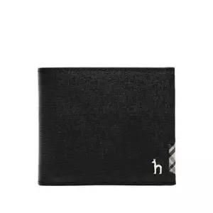 갤러리아 헤지스핸드백 [HJWA4F281BK] 선물용 블랙 체크배색 소가죽 반지갑