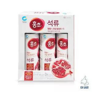 청정원 홍초 석류 900ml x 3입