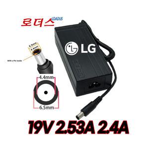 LG LED모니터32MN58HMW 32TK42GH 32TL62GH 27GL65P 29UM68-P 34WL50S-B전용 19V 2.53A 국산어댑터