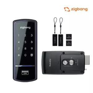 셀프설치 직방 SHS-1321 카드키 4EA 디지털도어락 번호키 도어록