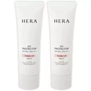헤라 유브이 UV 프로텍터 톤업 선크림 50ml SPF50+ 2개