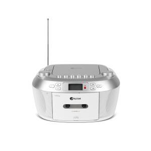 아남 CD플레이어 A-330BT 블루투스 테이프 FM라디오 USB 리모컨 스피커