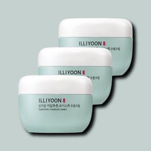 일리윤 수분크림 히알루론 모이스춰 100ml 3개