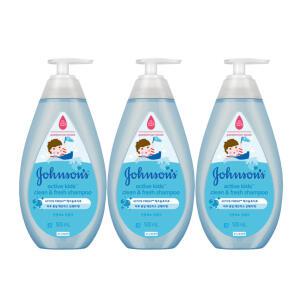 존슨즈 액티브 키즈 클린 앤 프레시 샴푸 500ml X3개