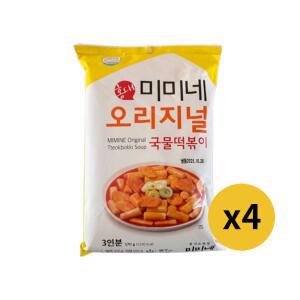 미미네 오리지널 국물떡볶이 570g 4개