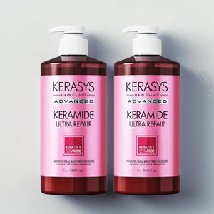 케라시스 케라마이드 극손상울트라 헤어 트리트먼트 1000ml 2개 최근제조