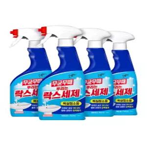 피죤 무균무때 뿌리는 락스세제 750ml X 4개