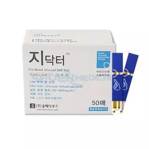 올메디쿠스 지닥터 혈당시험지 50매(AGM-4000 전용) 1box
