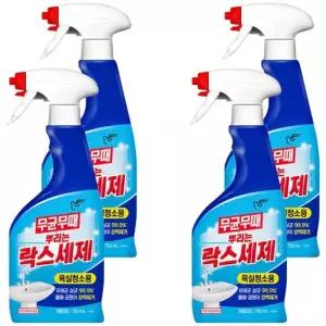 무균무때 뿌리는 락스세제 750ml 4개