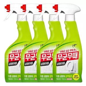 무균무때 거품타입 곰팡이용 세정제 750ml X 4개