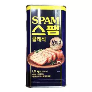 씨제이 스팸 클래식1.81KG 스팸 햄캔 햄통조림