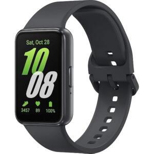 갤럭시 FIT 3 [ ] 1 6인치 AMOLED 디스플레이 14일 배터리 수명 100개 이상의 시계 운동 모드 국제 모델 - 블랙