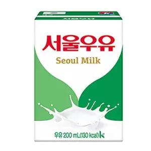서울우유 흰우유 200ml  안심하고 마시는(고급 멸균우유) 24입 1상자