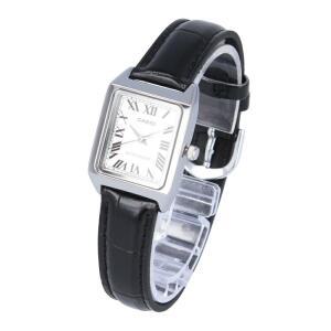 CASIO LTP-V007L-7B1 카시오 스탠다드 저렴한 카시오 워치 여성 쿼츠 황동 가죽 블랙 실버 [병행 수입]