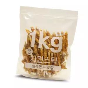 테비 사사미 실속포장 1KG - 치킨스틱 [가은스토어] 강아지치킨간식 애완견간식