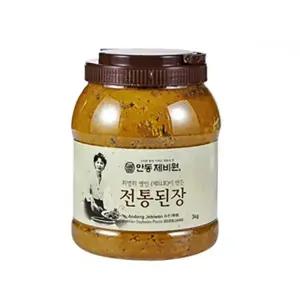 [안동제비원] 식품명인 전통된장 3kg 우리콩 100%