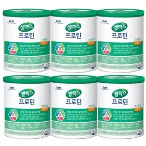 셀렉스 프로틴 고소한맛 304g x 6캔 헬스 보충제