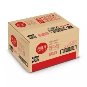 햇반 매일 잡곡밥 210g x 36