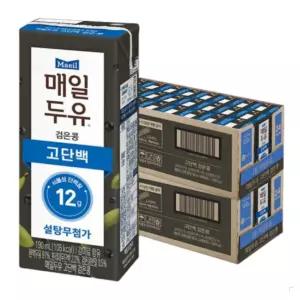 매일 두유 검은콩 고단백 190ml 48개