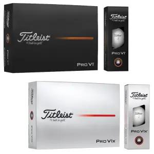 타이틀리스트 PRO V1X 골프공 2025년 12개입 1다즌