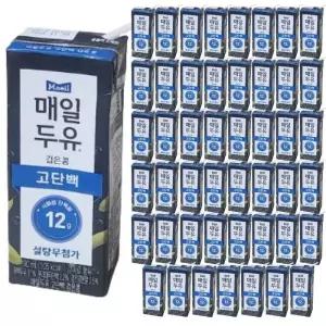 매일두유 고단백 검은콩 저당두유 190ml 48팩