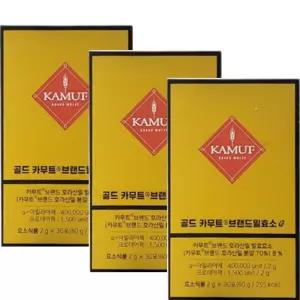 그레인온 골드카무트효소G 30포 3개월분 총 90포 (2g x 30포 x 3개)
