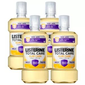 리스테린 검케어 마일드 750ml 4개 + 증정